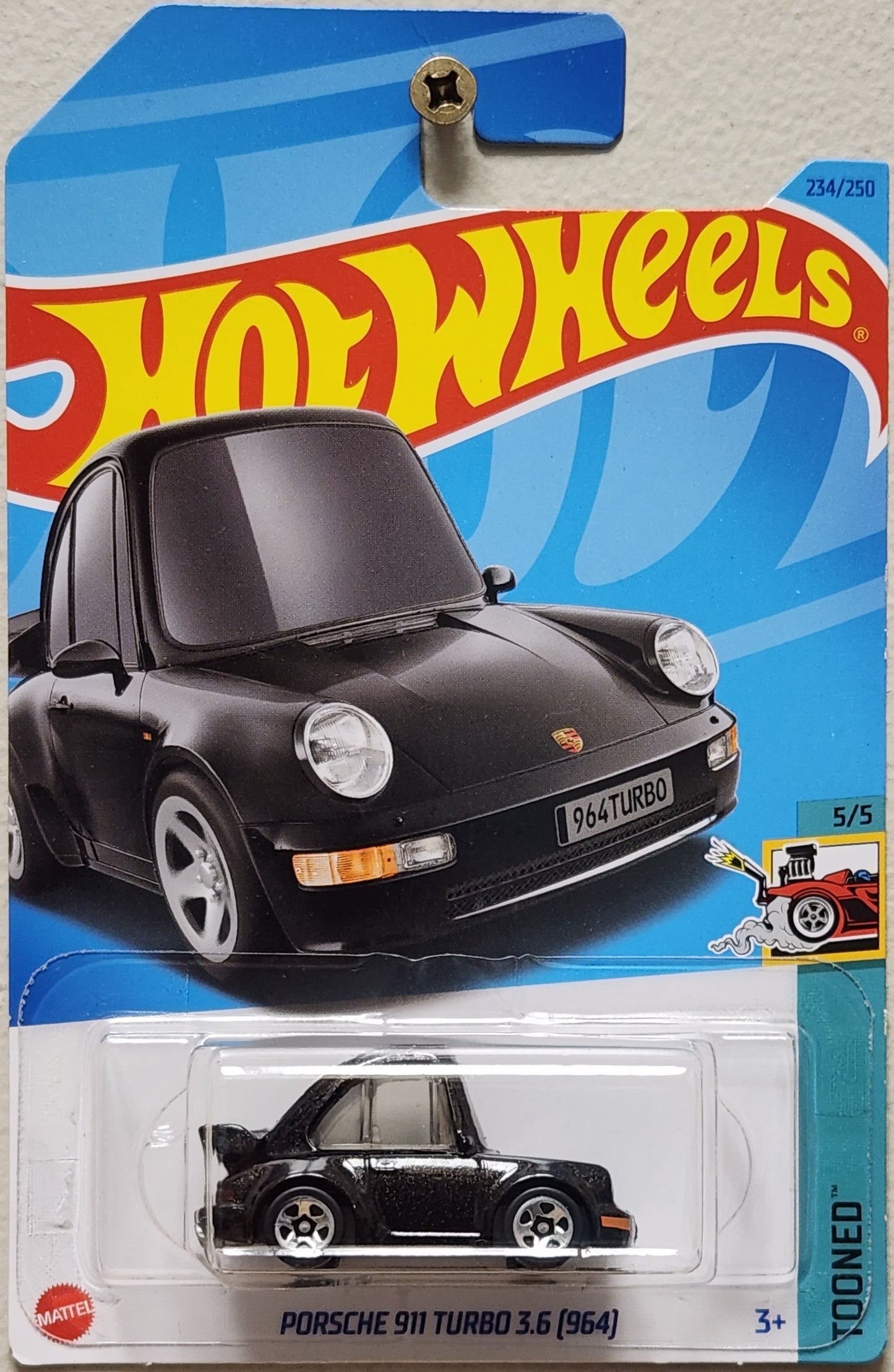 Hot Wheels Tooned Porsche 911 Turbo 3.6 (964) (1:64)