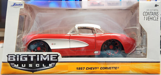 Jada Bigtime Muscle 1957 Chevrolet Corvette (1:24)
