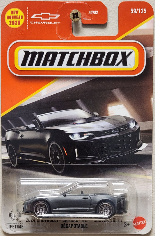 Matchbox 2024 Chevrolet Camaro ZL1 Convertible (1:64)