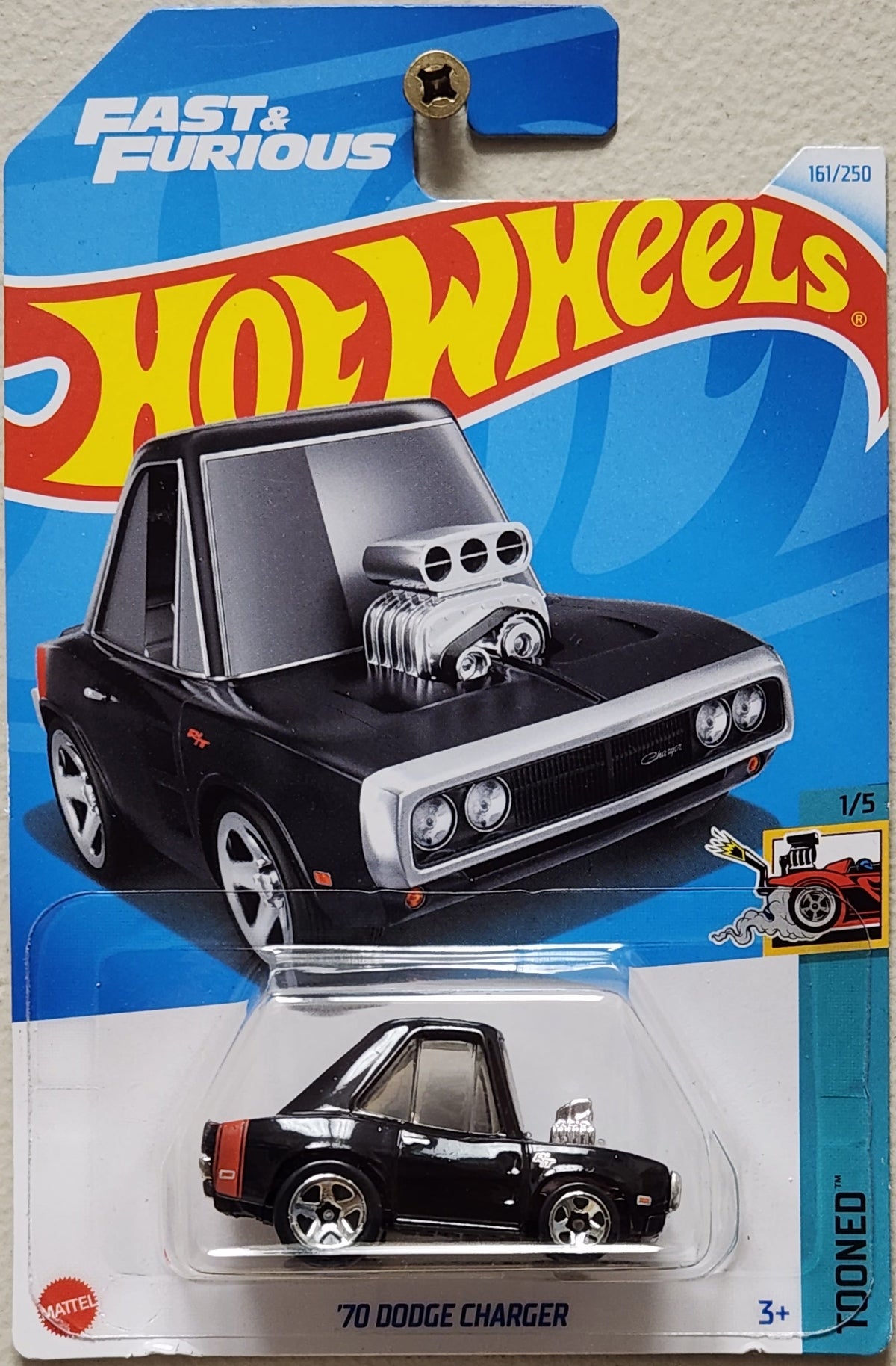 Hot Wheels Tooned Fast & Furious 1970 Dodge Charger (1:64)