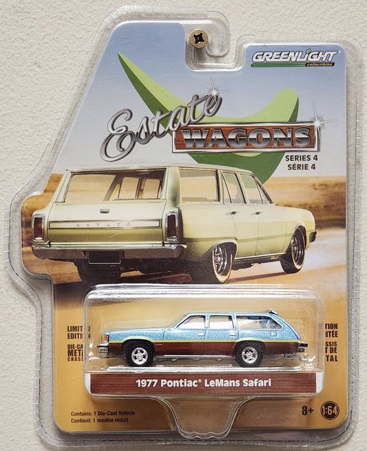 Greenlight Estate Wagons 1977 Pontiac LeMans Safari (1:64)