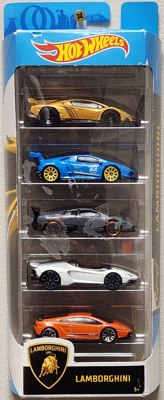 Hot Wheels Lamborghini (5 Pack) (1:64)