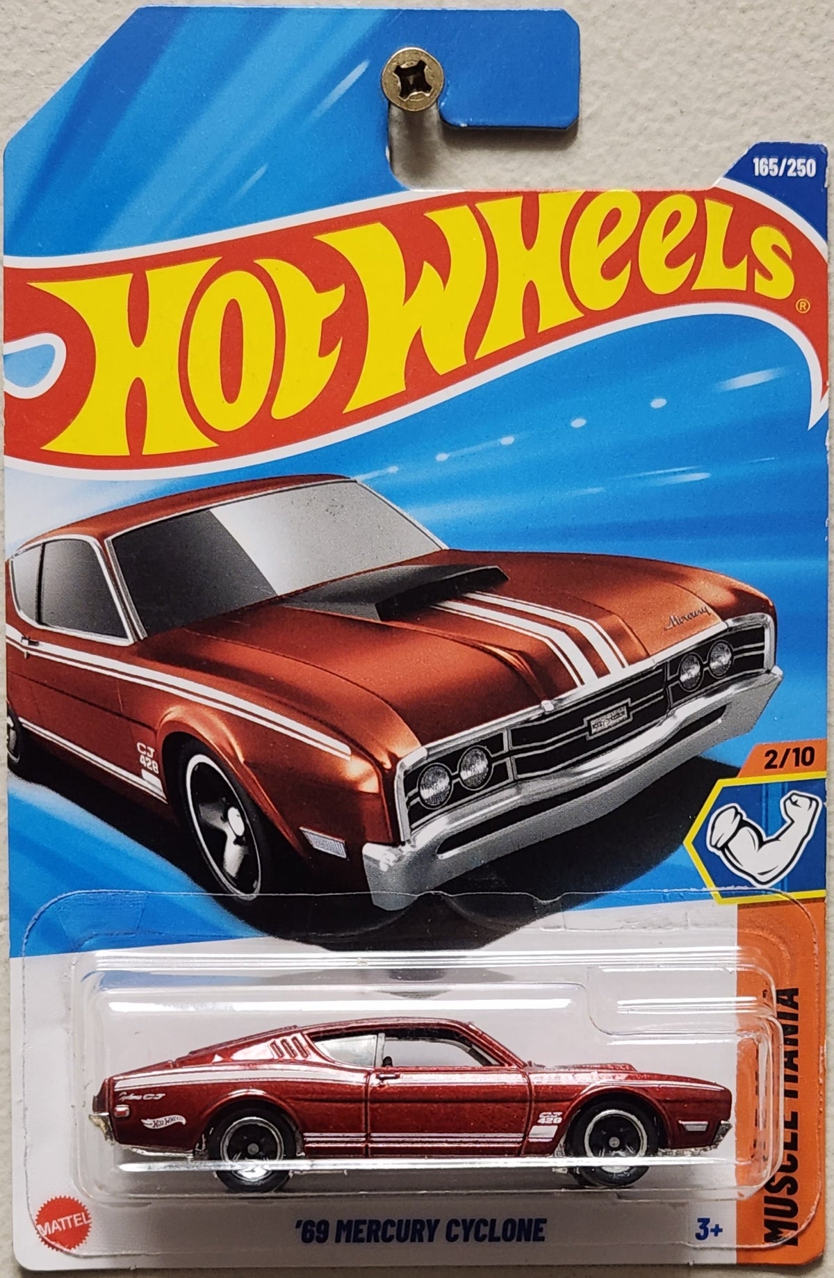 Hot Wheels Muscle Mania 1969 Mercury Cyclone (1:64)