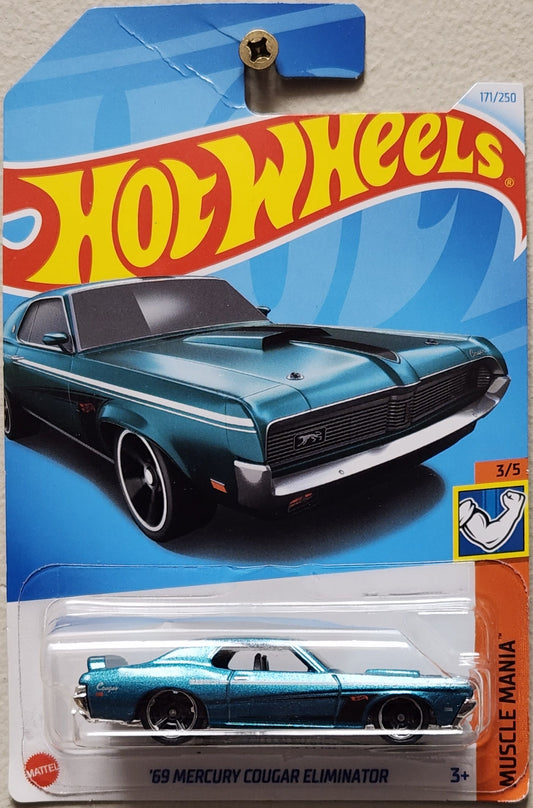 Hot Wheels Muscle Mania 1969 Mercury Cougar Eliminator (1:64)