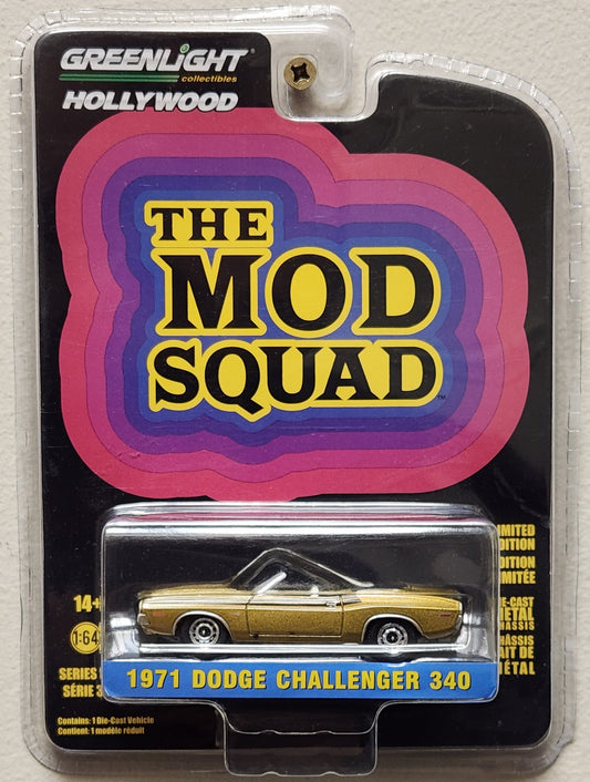 Greenlight The Mod Squad 1971 Dodge Challenger 340 (1:64)