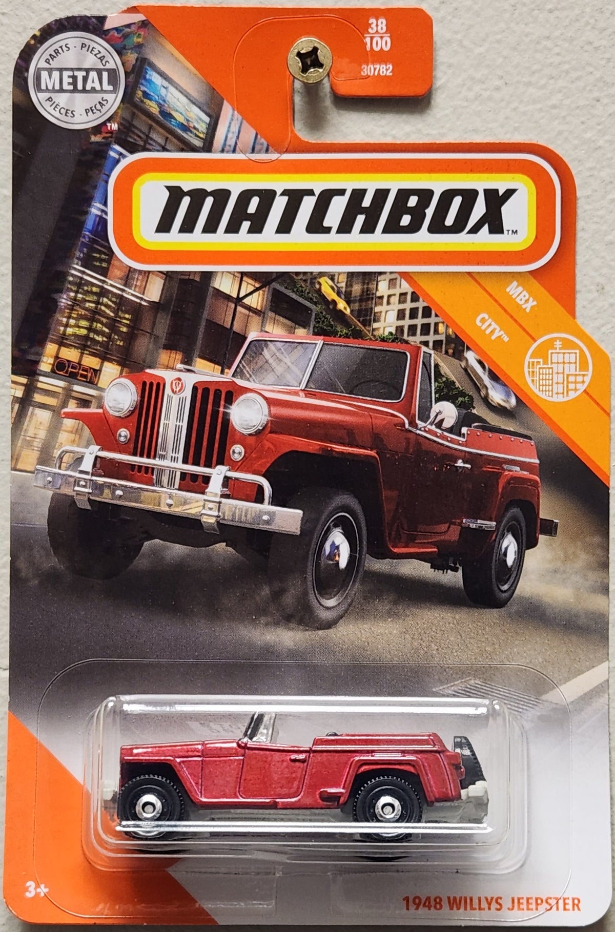 Matchbox MBX City 1948 Willys Jeepster (1:64)