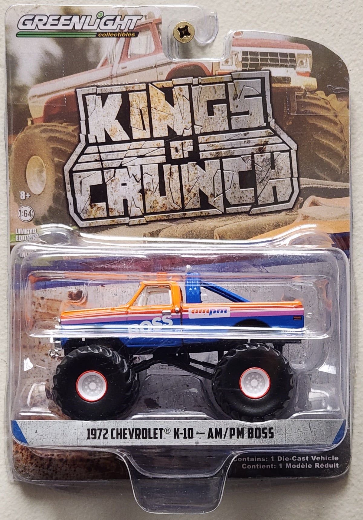 Greenlight Kings of Crunch 1972 Chevrolet K-10 - AM/PM Boss (1:64)