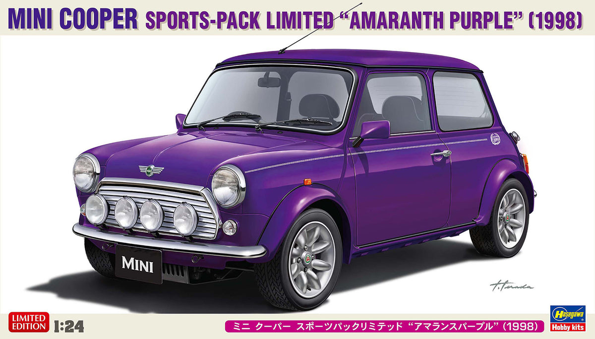 Hasegawa 1998 Mini Cooper Sports-Pack Limited "Amaranth Purple" (1:24)