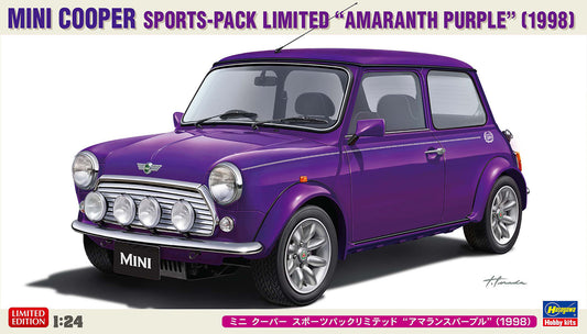 Hasegawa 1998 Mini Cooper Sports-Pack Limited "Amaranth Purple" (1:24)