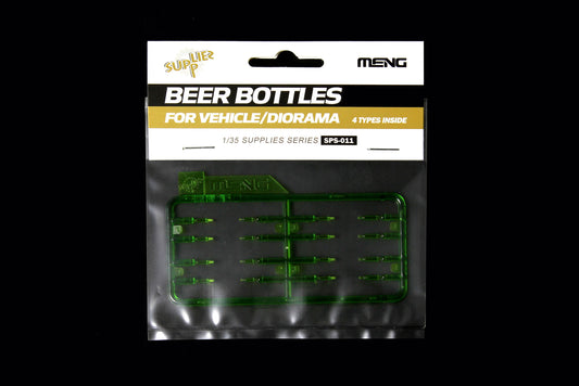 Meng Model Beer Bottles for Vehicle/Diorama - 4 Types (1:35)