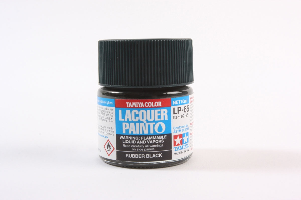 Tamiya Lacquer - LP-65 Rubber Black (10ml)