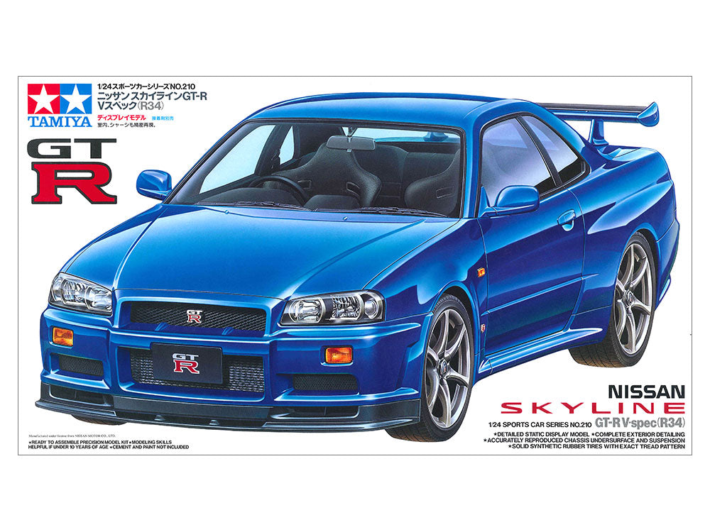 Tamiya Nissan Skyline GT-R V-spec R34 (1:24)