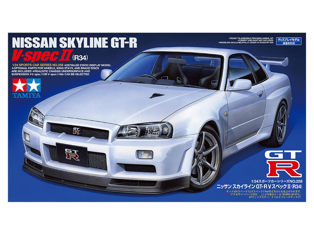 Tamiya Nissan Skyline GT-R V-Spec II (R34) (1:24)