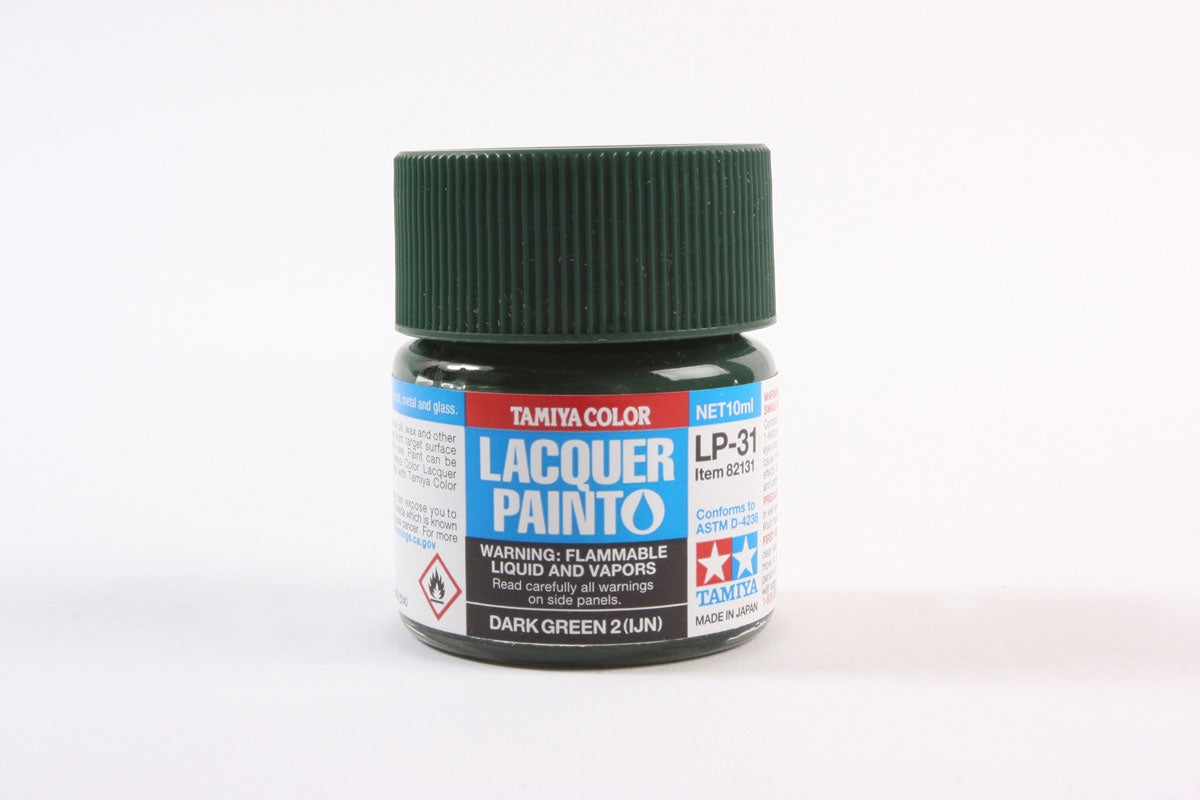 Tamiya Lacquer - LP-31 Dark Green 2 (IJN) (10ml)