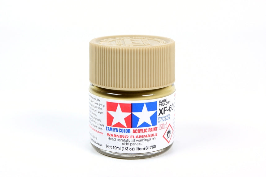 Tamiya Acrylic Mini XF-60 Dark Yellow (10ml)