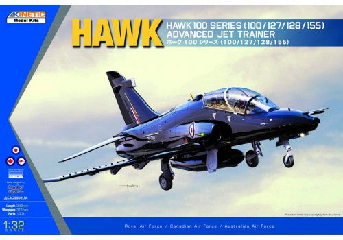 Kinetic Model Kits Bombardier Hawk 100 Series (100/127/128/155) Advanced Jet Trainer (1:32)