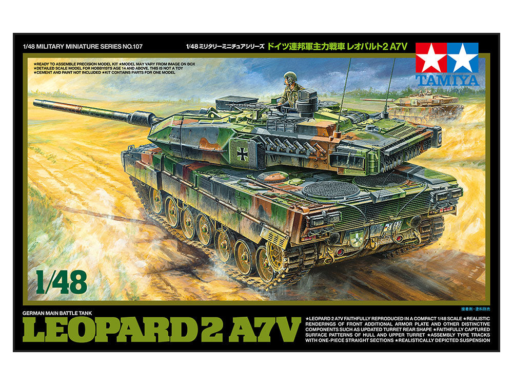 Tamiya German Main Battle Tank Leopard 2 A7V (1:48)
