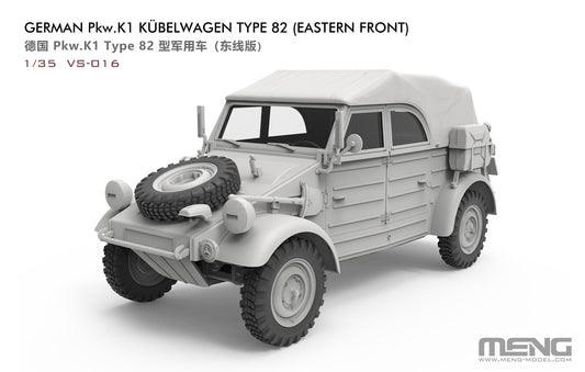 Meng Model German Pkw.K1 Kübelwagen Type 82 (Eastern Front) (1:35)