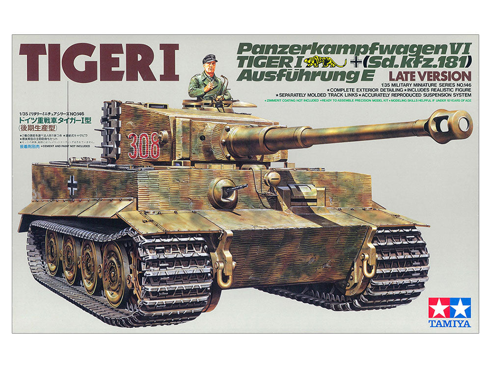 Tamiya Panzerkampfwagen VI Tiger I (Sd.kfz.181) Ausführung E - Late Version (1:35)