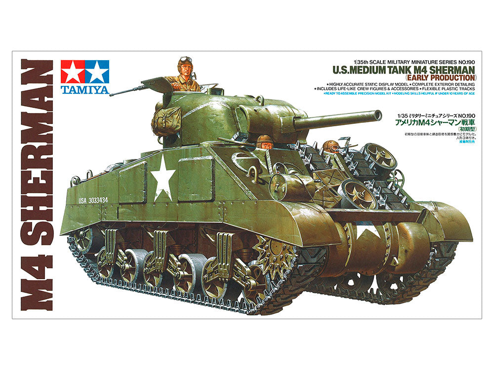 Tamiya U.S. Medium Tank M4 Sherman (Early Production) (1:35)