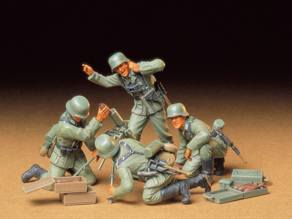 Tamiya Military Miniatures German Infantry Mortar Team (1:35)
