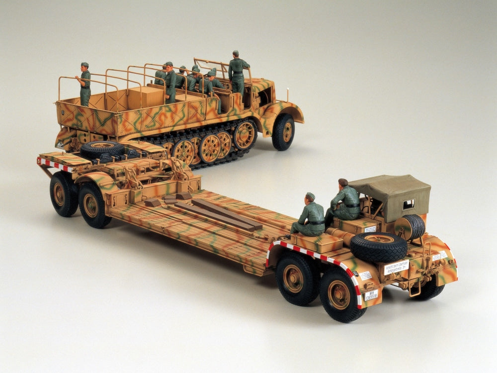 Tamiya German 18 Ton Heavy Half-Track "FAMO" and Tank Transporter Sd.Ah.116 (1:35)