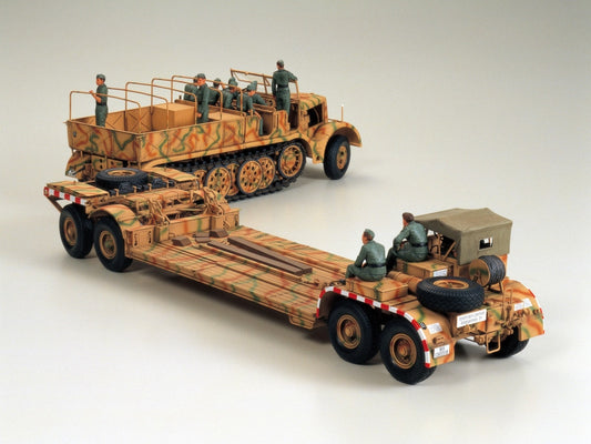 Tamiya German 18 Ton Heavy Half-Track "FAMO" and Tank Transporter Sd.Ah.116 (1:35)