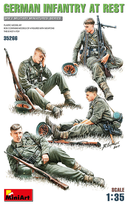 MiniArt German Infantry at Rest (1:35)