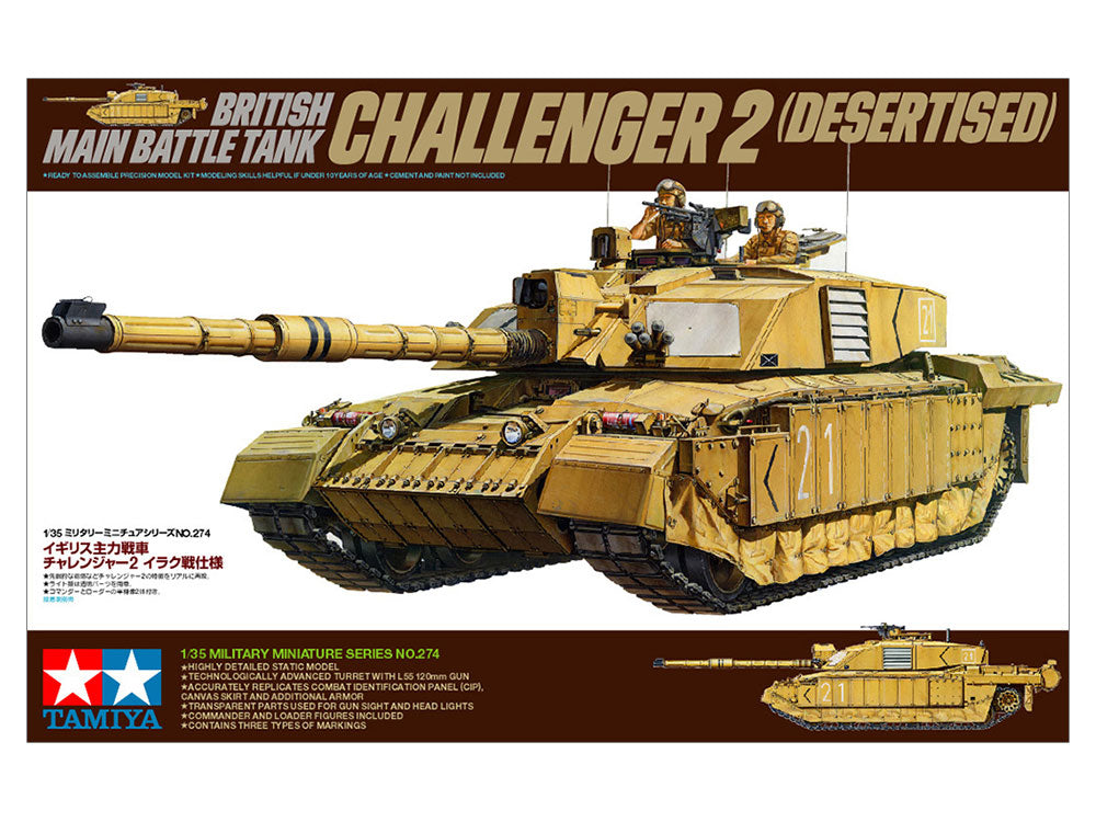 Tamiya British Main Battle Tank Challenger 2 (Desertised) (1:35)