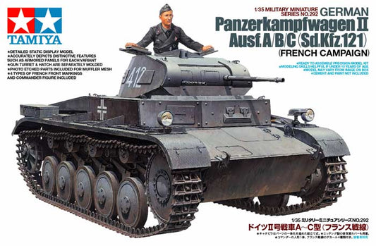 Tamiya German Panzerkampfwagen II Ausf.A/B/C (Sd.Kfz.212) (French Campaign) (1:35)