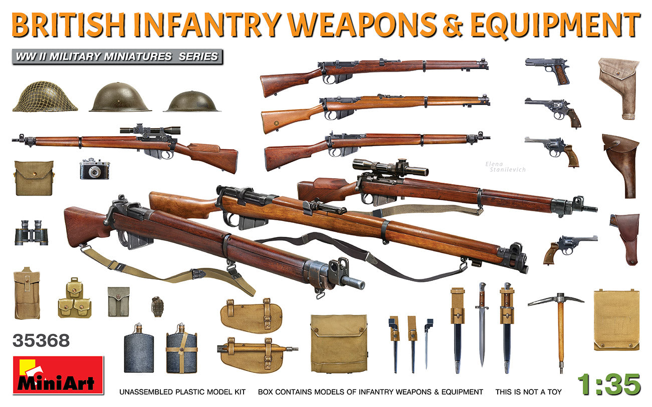 MiniArt British Infantry Weapons & Equipment (1:35)