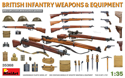 MiniArt British Infantry Weapons & Equipment (1:35)