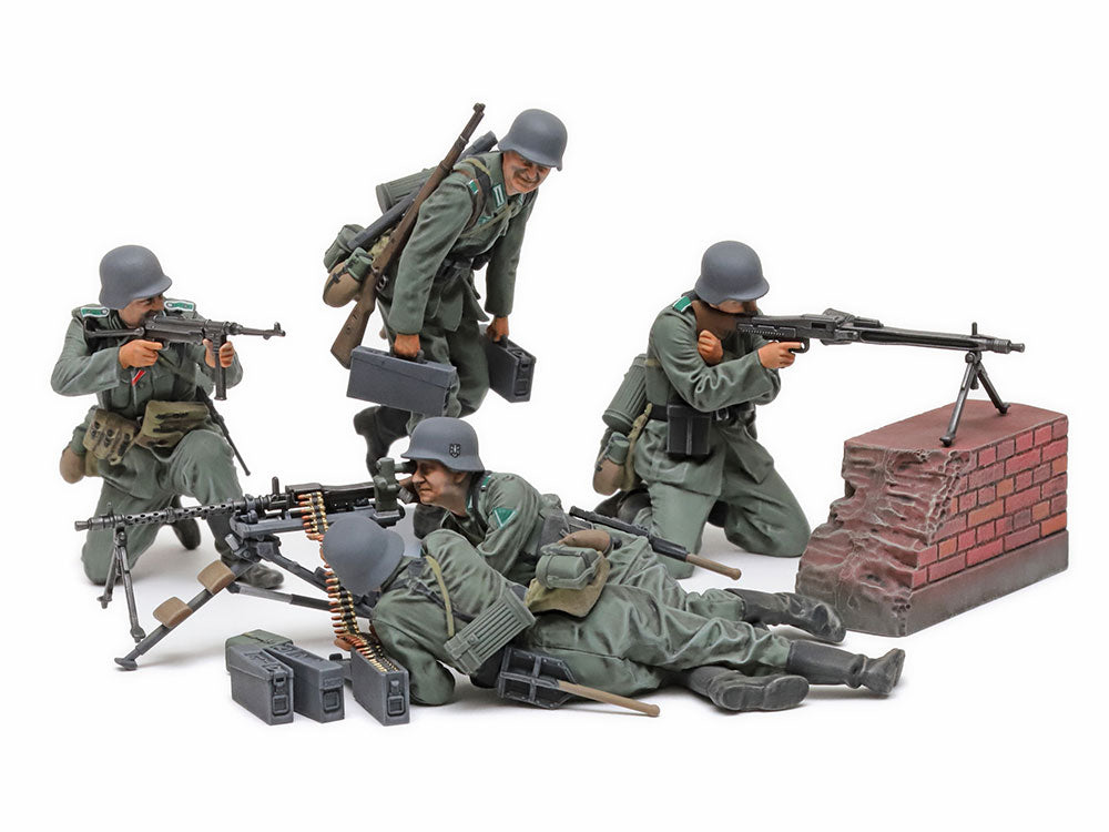 Tamiya Military Miniatures German Machine Gun Team (Mid-WWII) (1:35)
