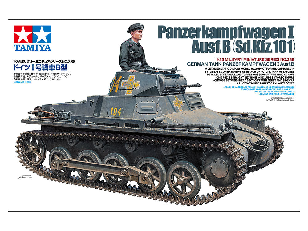 Tamiya Panzerkampfwagen I Ausf.B (Sd.Kfz.101) (1:35)