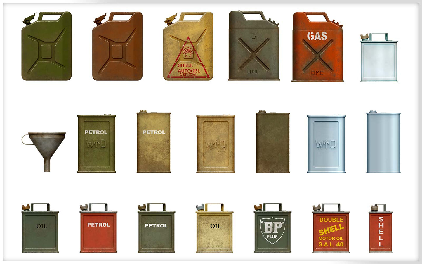 MiniArt WW2 Allies Jerry Cans Set (1:35)