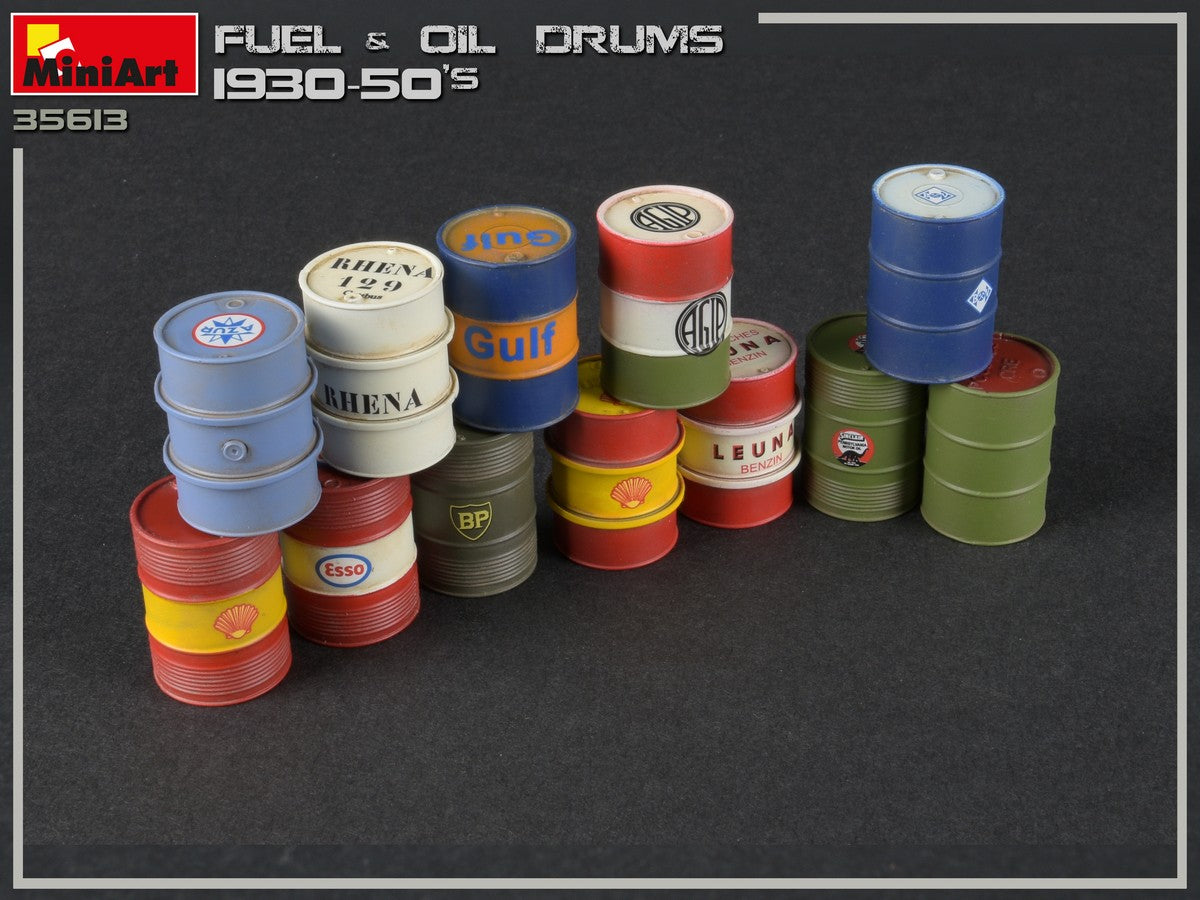 MiniArt Fuel & Drums 1930-50s (1:35)