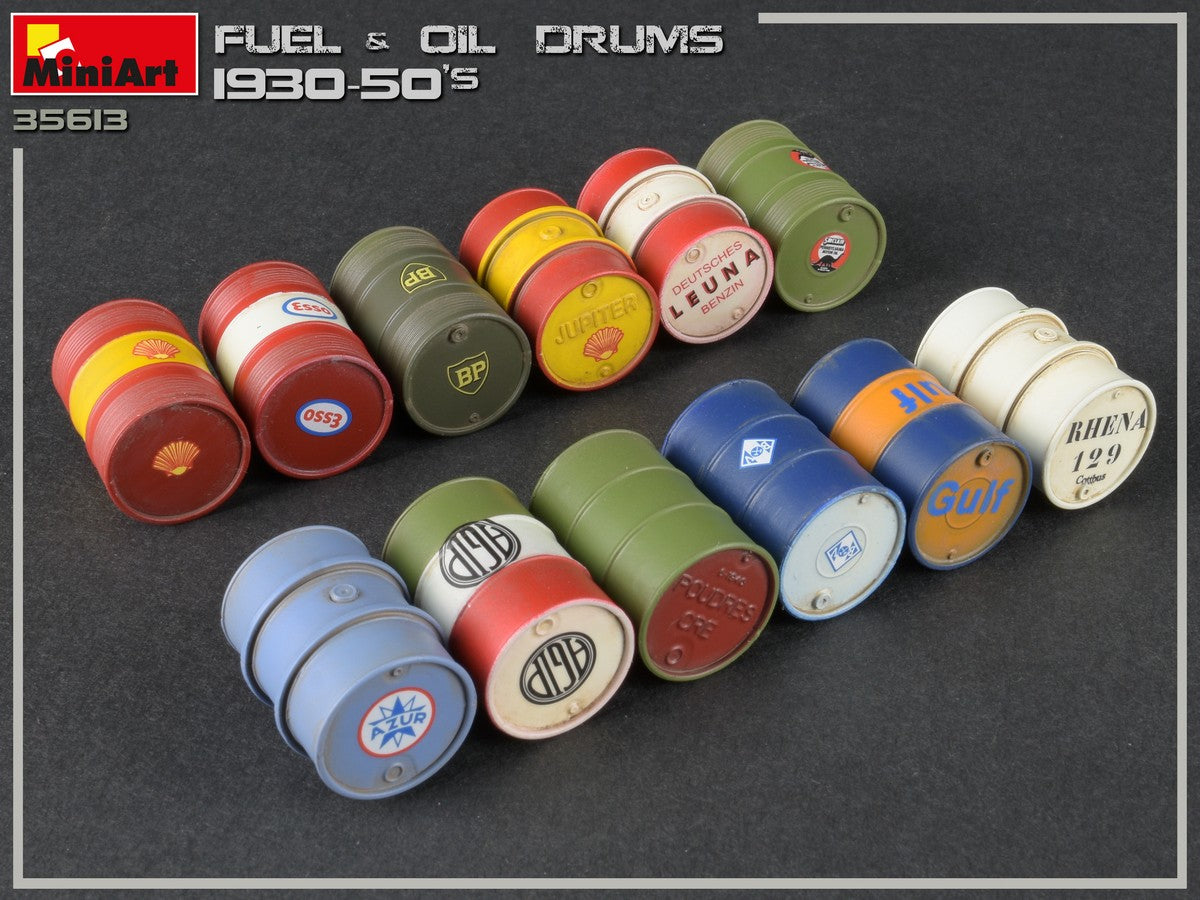 MiniArt Fuel & Drums 1930-50s (1:35)