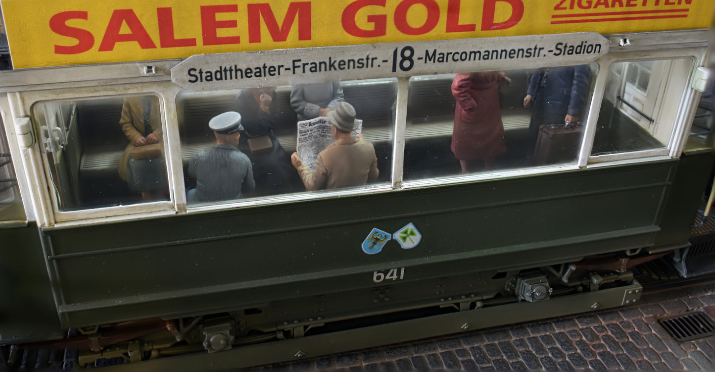 MiniArt European Tramcar with Crew & Passengers (1:35)