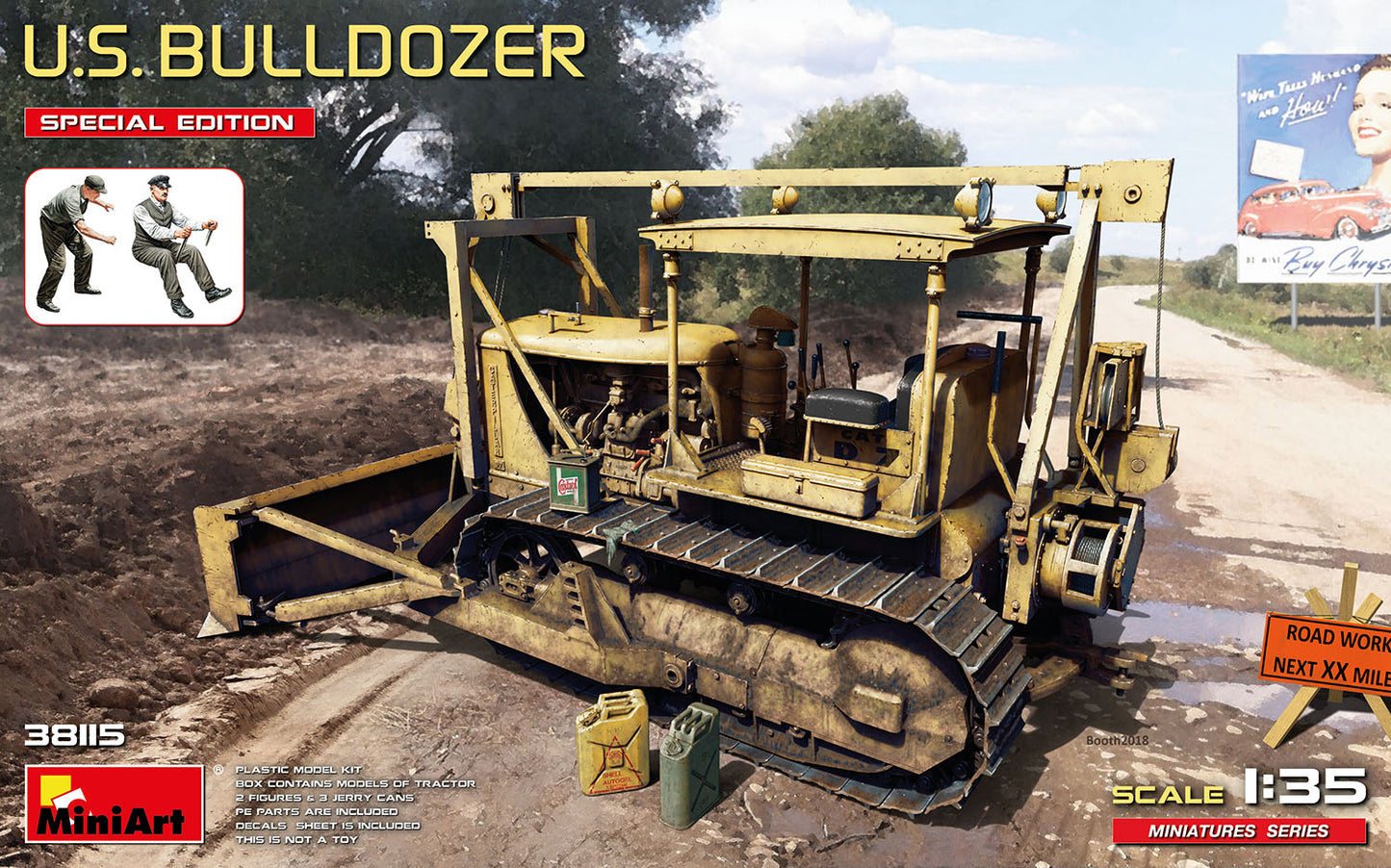 MiniArt U.S. Bulldozer (1:35)