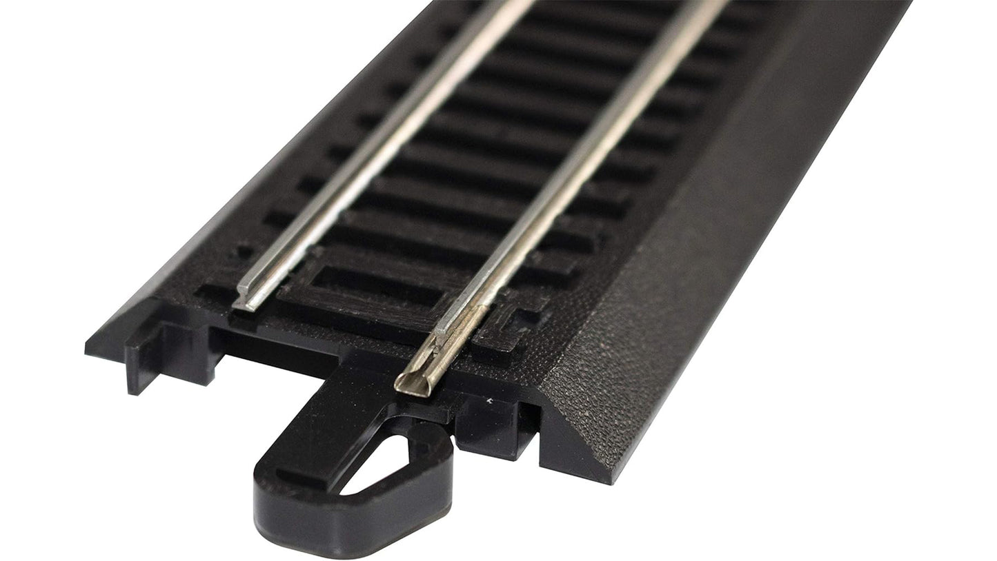 Bachmann 30 Degree Crossing with Steel Alloy Rails & Black Roadbed (HO Scale)