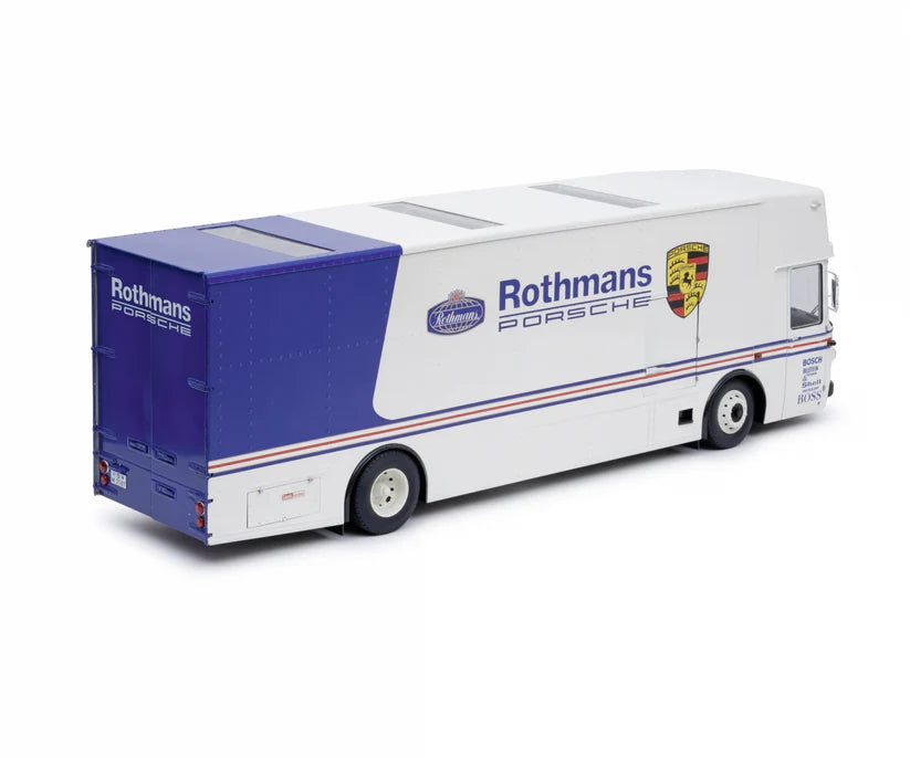 Schuco Mercedes-Benz Renntransporter "Rothmans" (1:18)