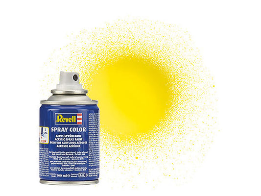 Revell Spray Color Acrylic Spray Paint - Gloss Yellow (100ml)