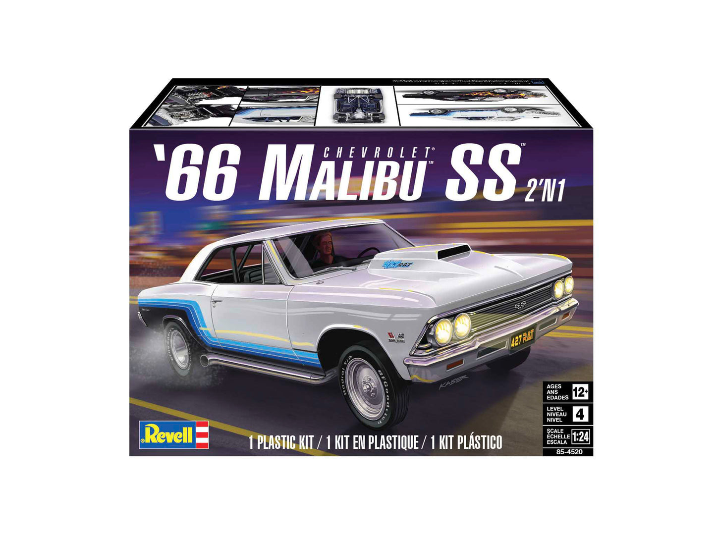 Revell '66 Chevrolet Malibu SS 2'N1 (1:24)