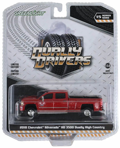 Greenlight 2018 Chevrolet Silverado HD 3500 Dually High Country (1:64)