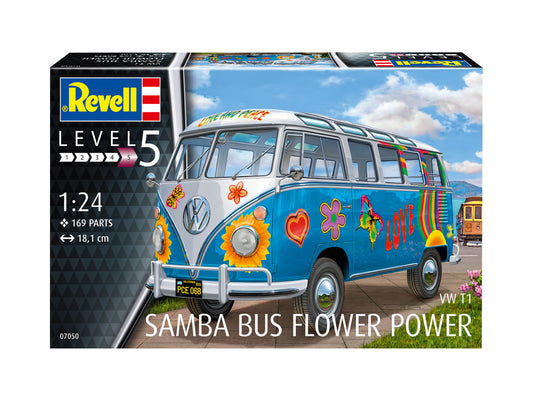 Revell Volkswagen T1 Samba Bus Flower Power (1:24)