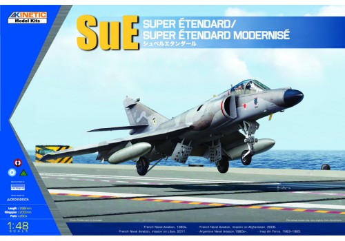 Kinetic Model Kits Dassault-Breguet Super Étendard/Super Étendard Modernisé (SuE) (1:48)