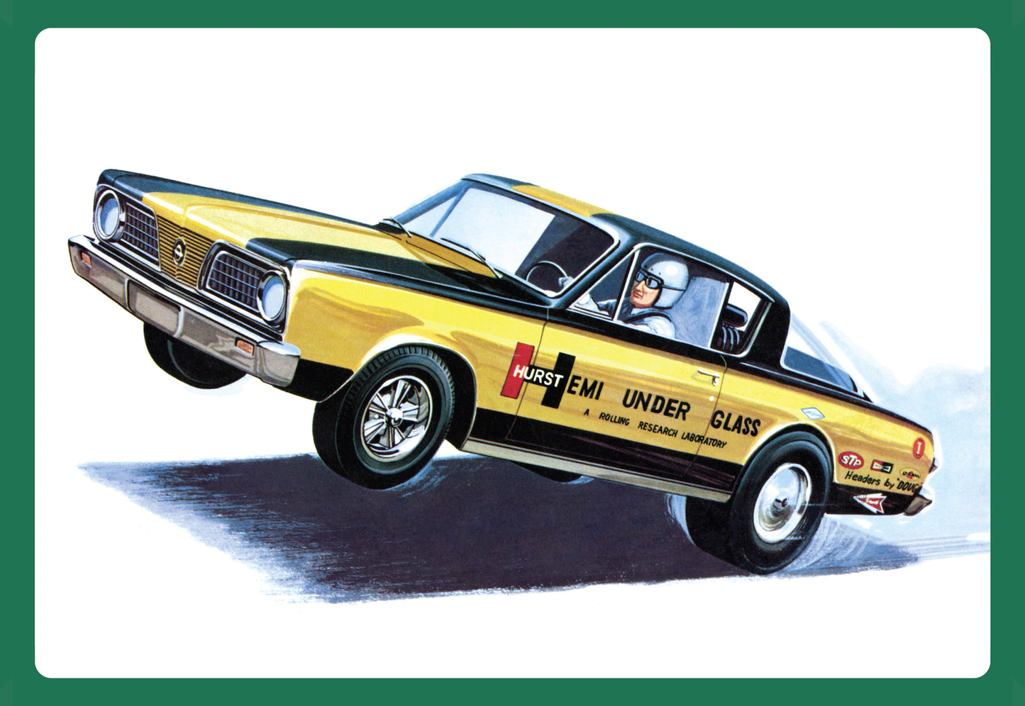 AMT 1966 Barracuda Hurst HEMI Under Glass Funny Car (1:25)