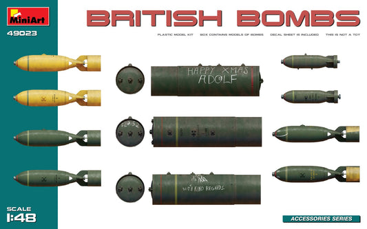 MiniArt British Bombs (1:48)
