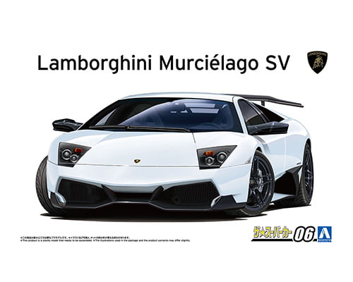 Aoshima 2009 Lamborghini Murciélago SV (1:24)