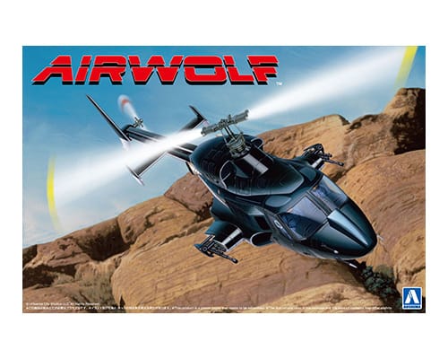 Aoshima Airwolf Helicopter (1:48)